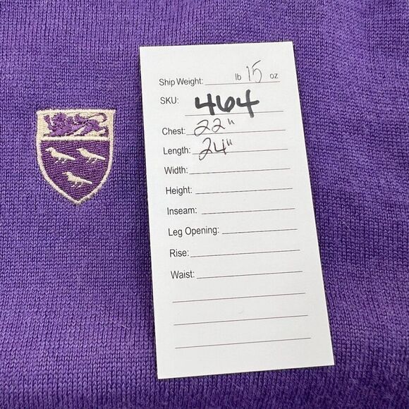 Peter Millar Men's Half-Zip Merino Wool Pullover Sweater Canterbury Golf Size L - Picture 10 of 10